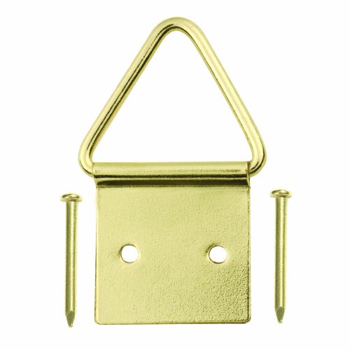 Image of Ook 50204 Small Brass Plated Ring Picture Hanger