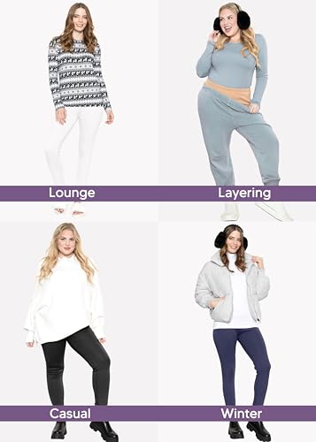 Image of STRETCH IS COMFORT Cotton Capri Leggings, Knee Length Pants, Plus Size