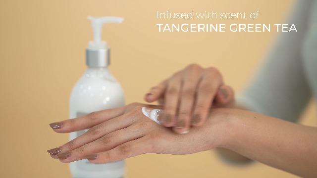 Image of Kimirica Five Elements Moisturizing Scented Body Lotion with Tangerine and Green Tea for All Skin Type | Instant Hydration| Vegan and Paraben-Free | for Men & Women | 300ml