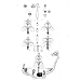 Saim Fountain Nozzle Head Set for Water Garden Pumps Set-8 pieces Nozzle Case, Small