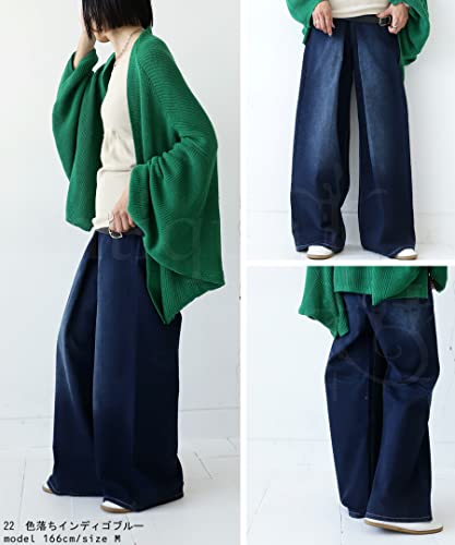 Front Tack Ladies Wide Jeans PL-000312