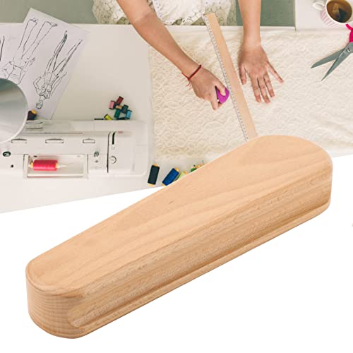 BORDSTRACT Tailor Clapper Beech Wooden Clapper Multifunction Rounded Quilters Clapper Sewing Tool for Ironing, Sewing and Quilting and Most Scenarios