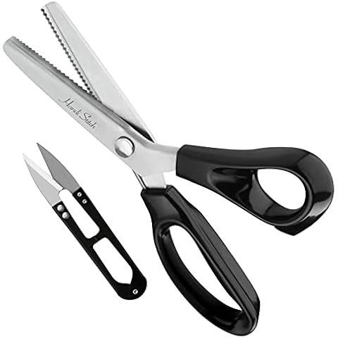 Handi Stitch 9-Inch Pinking Shears with Snippers Cover