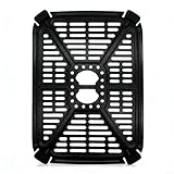 Edelstahl-Zubehör-Set für Luftfritteusen: Grillpfanne, Stützplatte und Ölabscheider, antihaftbeschichtet und spülmaschinenfest, bietet gleichmäßige Wärme, bequeme Handhabung, für besseres Kochen (1