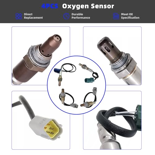 Sensor de Oxígeno 4PCS compatible Nissan y Suzuki V6 4.0L miniatura 3