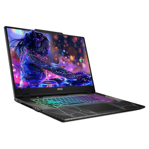 Image of msi Cyborg 17 Gaming Laptop, Intel 7-240H, 48 GB DDR5 RAM, 4 TB PCIe SSD, 17.3 inch FHD (1920x1080) 144Hz Display, Nvidia G-Force RTX 5060, 4-Zone RGB Keyboard, W11 Pro, Translucent Black