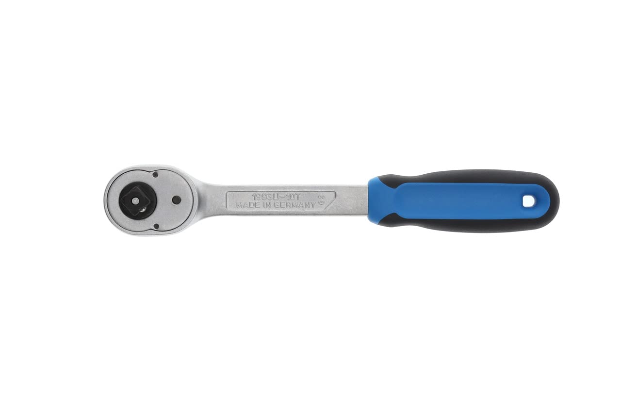 GEDORE ALU-10 Aluminum Reversible Ratchet 1/2 Inch Drive - Lightweight Professional Ratchet Tool