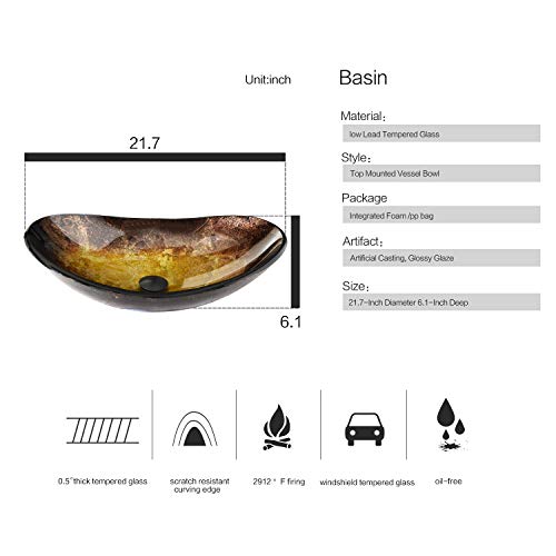 Puluomis USBA20065-APP Bathroom Vessel Sink thumb #1