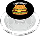 Photo Gallery divertente hampurrrger kawaii cat hamburger food pun graphic popsockets popgrip per magsafe Photo Gallery divertente hampurrrger kawaii cat hamburger food pun graphic popsockets popgrip per magsafe