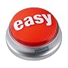 Staples Easy Button, Red/Silver - Fun Office Desk Button for Motivation