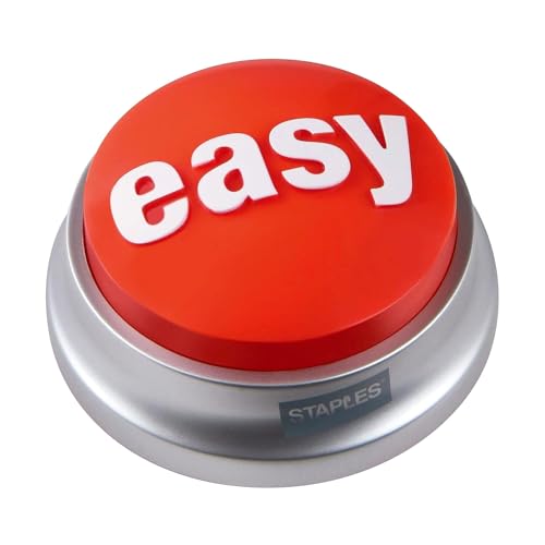Staples 606396 Easy Button pour détendre l'ambiance des réunions de travail
