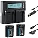 Produktbild Blumax 2X Akku ersetzt Sony NP-FZ100-2040mAh + LCD Dual-Ladegerät - für Sony FX30-7 IV 7c 7RIV 7RV 7RIII ZV-E1