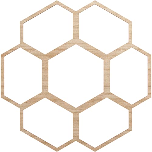 Image of Ekena Millwork 32 inchOD x 13 5 /8 inchID x 1 /4 inchT Florin Wood Fretwork Pierced Ceiling Medallion, Alder