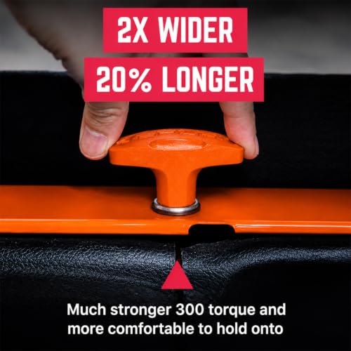 Image of GPCA Quick Release Hardtop Bolts M8 25mm Thumbscrew for Ford Bronco | Hardtop Removal, Bronco Accessories, Cargo Tie Down, GP Anchor PRO w /o Nut (8PC, Orange)