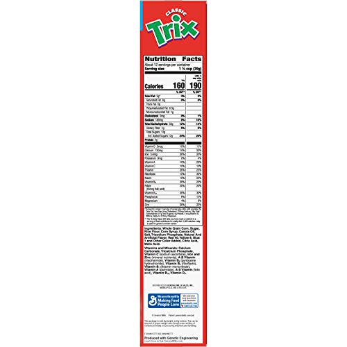 Image of Trix, Fruit Flavored Corn Puffs Cereal, 17 oz
