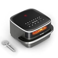 Tefal Easy Fry Pizza 4.5L Air Fryer, 8-in-1, Viewing Window, Grey