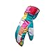 XKSO-QPTY Gants de Ski pour Enfants 1 Paire Ajustables Enfants imperméables Gants de Ski de Ski d'extérieur équitation vêtements résistant aux Mitaines de Neige résistant aux Enfants Chauds