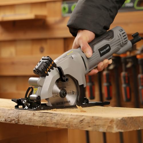 4Amp Mini Circular Saw with Laser