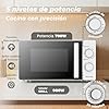 Microondas con Grill, 20 Litros, 700W + 900W Grill, 5 Niveles de Potencia, 3 Modos Combinados, Temporizador 30 min #2