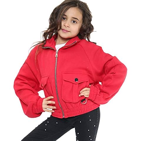 A2Z 4 Kids Girls Stylish Zip Up Jacket Cover