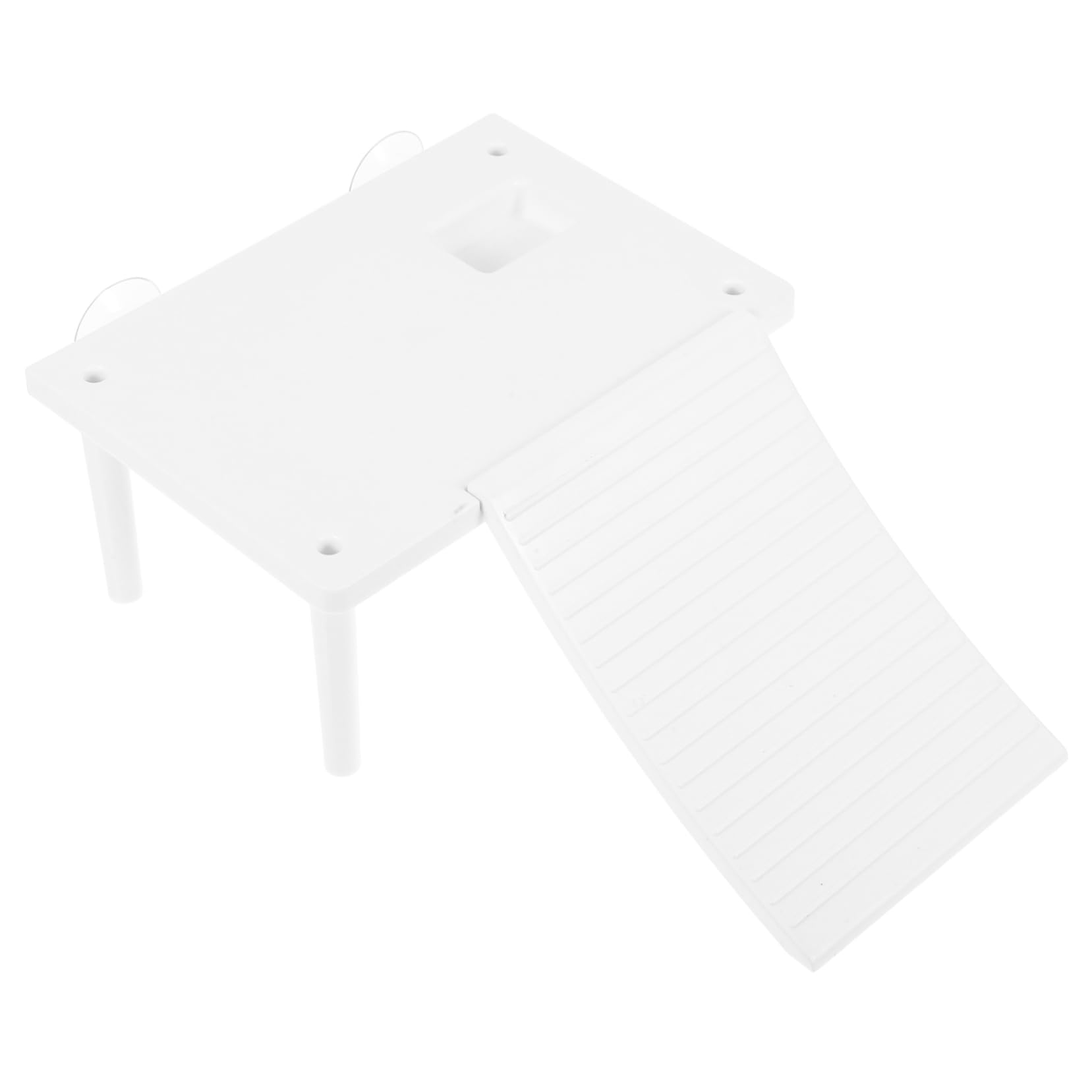 Mipcase Turtle Habitat Decoration Floating Dock for Turtles Hide Cave Aquarium Feature Easy Maintenance Stone-Looking Terrace Climbing Area