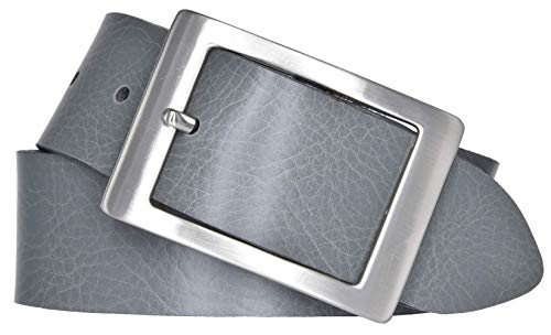 Bernd Götz Damen Leder Gürtel 40 mm grau Nappaleder kürzbar Damengürtel Cover