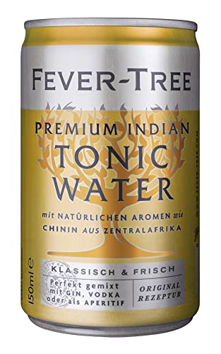 FEVER-TREE | Premium Indian Tonic Water | Mit natürlichen Aromen wie Chinin aus Zentralafrika | 24 x 150ml