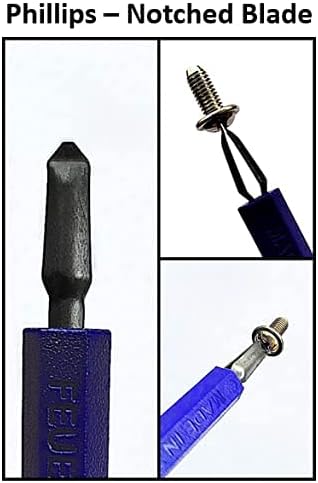 Miniatura 5 de LLC Destornillador de sujeción, arrancador de tornillo (paquete de 5 - ranuradoPhillips)