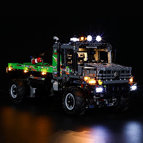LIGHTAILING Licht-Set Für Lego 42129 Technic 4x4 Zetros de la Trial Truck Bausteinen Modell - Modell Set Nicht Enthalten – Bild 4