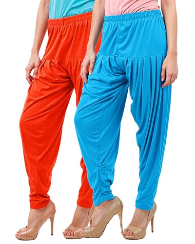 Image of Buy That Trendz Patiala Salwar for Women Relaxed Fit Viscose Patiyala Salwar Harem Bottom Pants