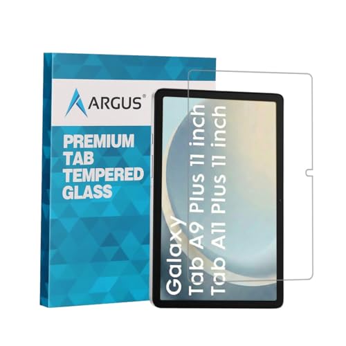 Image of Argus Tempered Glass for Samsung Galaxy Tab A9 Plus / A11 Plus 11 inch Screen Protector, 9H Surface Hardness, Anti-Scratch, Smudge Proof - Pack of 1