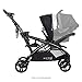 Baby Trend Sit N Stand Double Stroller 2.0 DLX with 5 Point Safety Harness, Canopy, Extra Basket, 2 Cup Holders and Covered Compartment, Modern Khak