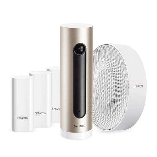 Netatmo Sistema de Video Alarma Inteligente Completo, Cámara WiFi...