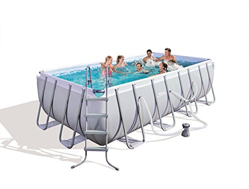 Bestway Power Steel 16' x 9' x 48" Rectangular Frame Pool Set
