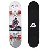 Apollo monopatín para niños Ninja, monopatín pequeño para niños, 61 cm de Largo