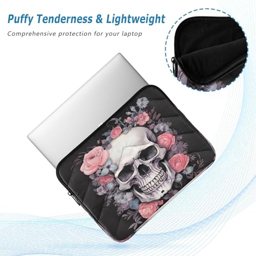 Funda para portátil de 13-14 pulgadas con diseño floral miniatura 5