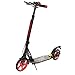 Trottinette Scooter, 4 Engrenage Réglable Réglable, Conception D'absorption des Chocs Avant Et Arrière, Equitation Plus Sûre(Color:Rouge)