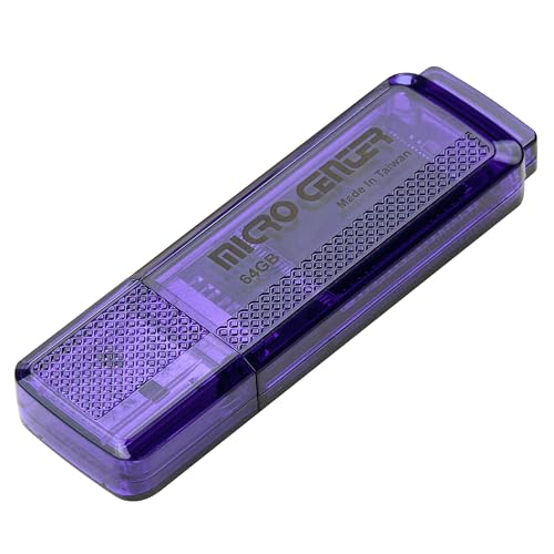 Image of Micro Center SuperSpeed Single Pack 64GB USB 3.0 Flash Drive Gum Size Memory Stick Thumb Drive Data Storage Jump Drive (64G)