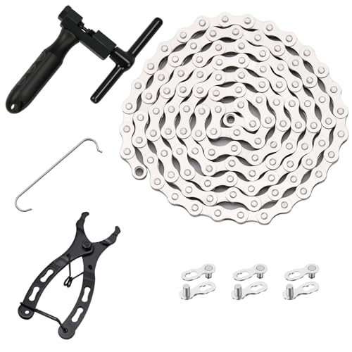 Bike Chain Kit, Single Speed Multi-Function Bike Mechanic Repair Kit,