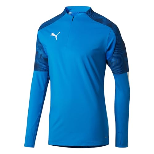 PUMA Kids Boys Cup Mock Neck Long Sleeve Jersey Casual - Blue - Size XL