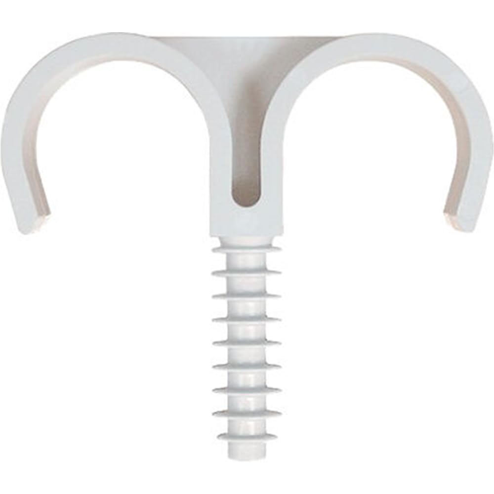 Fischer 566449 clips de fixation rapide x50 pour tuyaux électriques sur béton