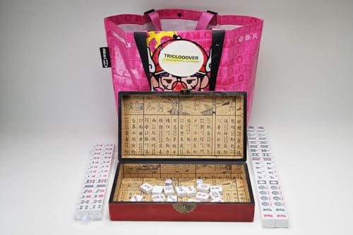 American Mahjong Tiles Set with Storage Box