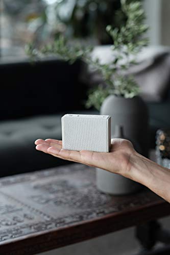 Image of Urbanista Sydney Bluetooth Pocket Speakers, IPX5 Water Resistant, 2.22WH, Powerful Bass, BT 5.0, Up to 5hrs Playtime, Micro USB, AUX Input, in-Built Noise Cancelling Mic (White Mist)