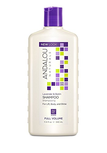 Andalou Naturals Lavender and Biotin Full Volume Shampoo, 11.5 Ounce