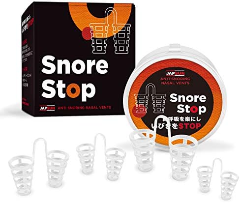 Snore Stopper Solution - Anti Snoring Nose Vents - Set of 4 Nasal Dilators - Natural Stop Snoring Devices - Reduce Snoring