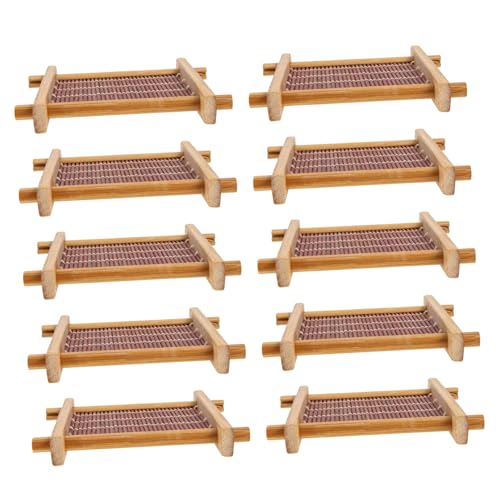 Alipis 10Pcs Coasters for Drinks Heat Insulated Cup Pads Stylish Table Mats for Home Decoration Easy to Clean for Housewarming