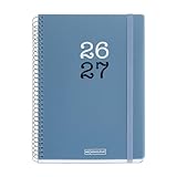 Miquelrius - Agenda Escolar 2026 2027 Día Página 12 Meses, Azul