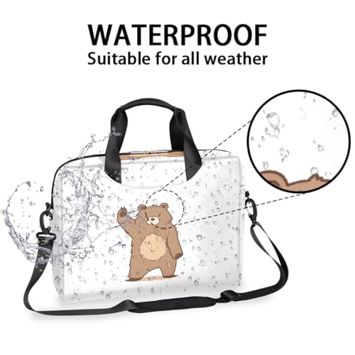 Maletín para portátil 15.6" diseño de oso miniatura 2