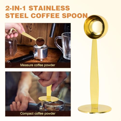 Cucharada de café con base para prensar ideal para desayunos en casa 4