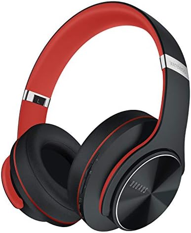 DOQAUS Bluetooth Headphones Over Ear, [52 Hrs Playtime] Wireless Headphones, 3 EQ Modes, Foldable Hi-Fi Stereo Bass Headphones, Soft Memory Protein Earmuffs, Built-in Mic  Wired Mode for Phone/PC/TV